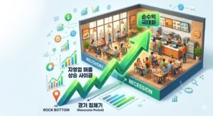 불경기에 창업하고 호경기에 수익 극대화
