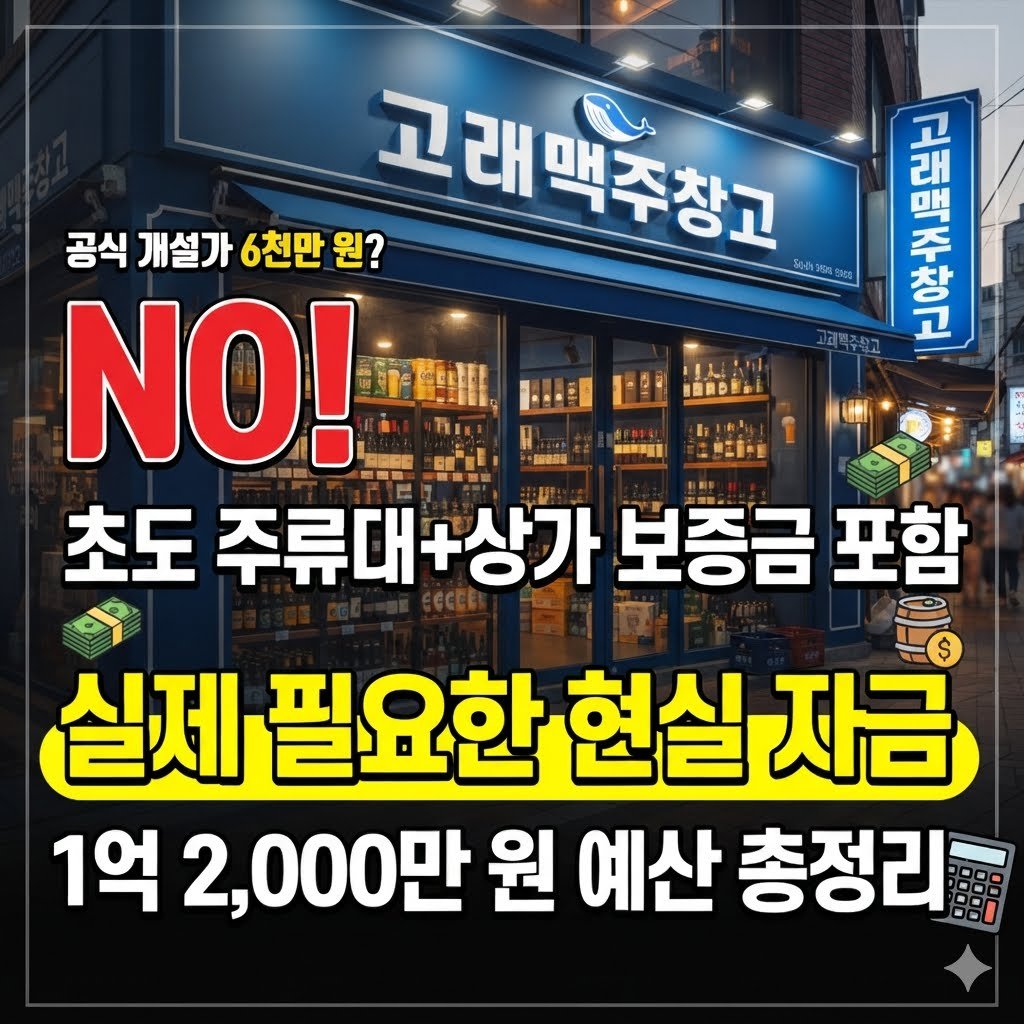 고래맥주창고 창업 - 1인 창업