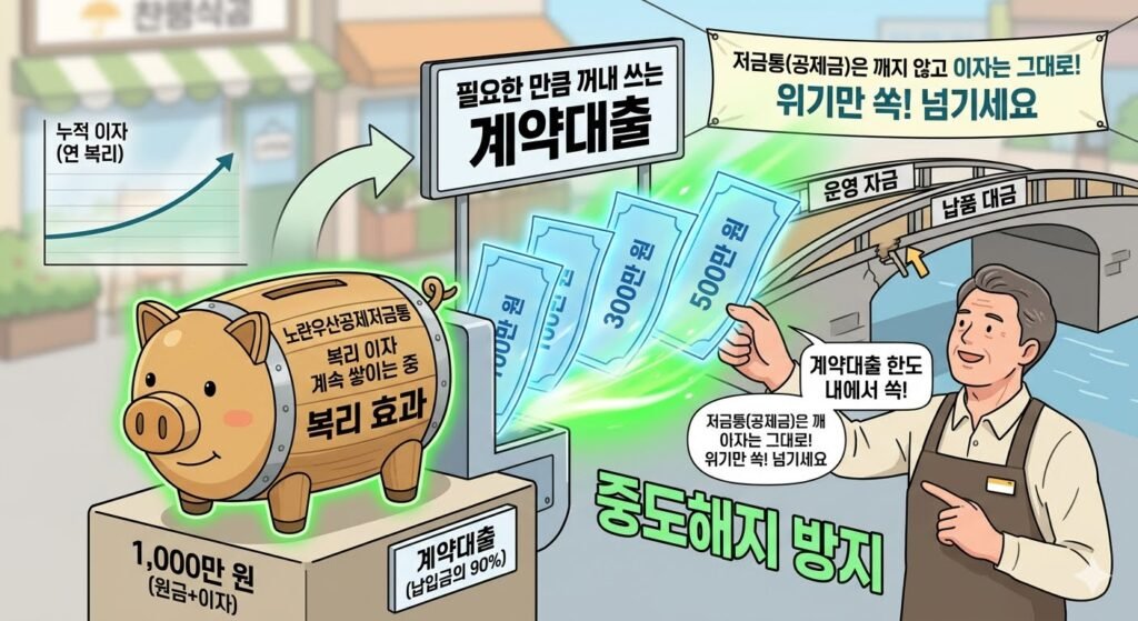 노란우산공제 대출 및 상환