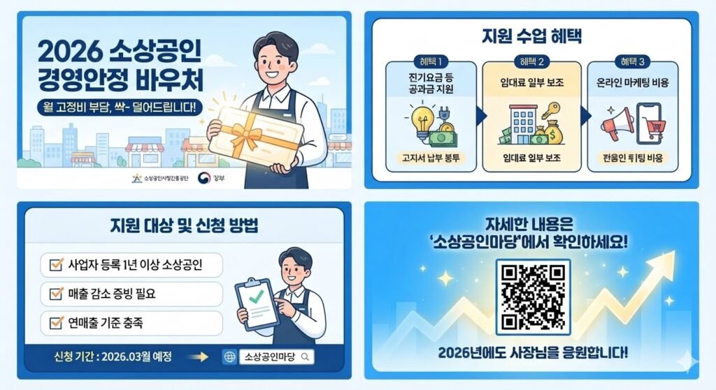 경영안정 바우처 신청방법과 카드포인트 등록 가이드