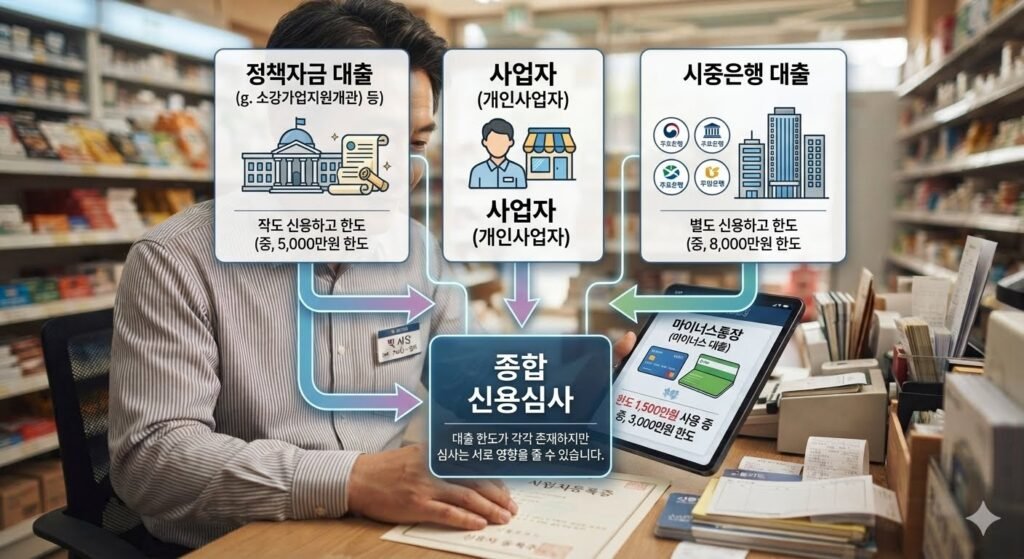 개인사업자 마이너스통장 - 종합신용심사